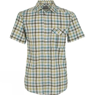 Camisa Craghoppers Avery Short-Sleeved Check Hombre Amarillo - Chile NOL928643